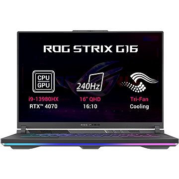

ASUS ROG Strix G16 G614JI-N4089W Eclipse Gray kovový