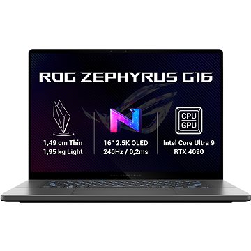 

ASUS ROG Zephyrus G16 GU605MY-QR135W Eclipse Gray kovový