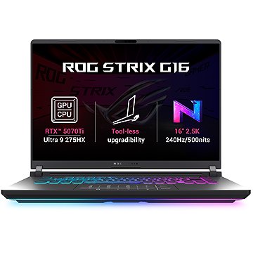 

ASUS ROG Strix G16 G615LR-NEBULA002 Eclipse Gray kovový