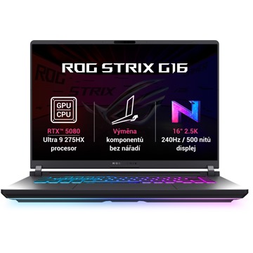 

ASUS ROG Strix G16 G615LW-NEBULA007W Eclipse Gray kovový