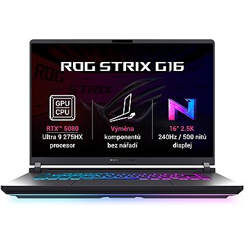 

ASUS ROG Strix G16 G615LW-NEBULA054 Eclipse Gray kovový