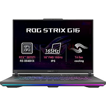 ASUS ROG Strix G16 G614PR-RV031 Eclipse Gray kovový