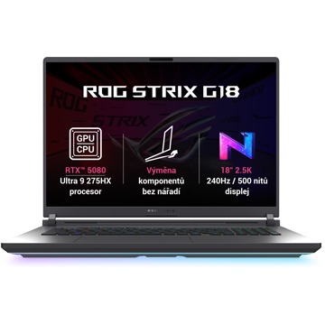 

ASUS ROG Strix G18 G815LW-NEBULA003W Eclipse Gray kovový