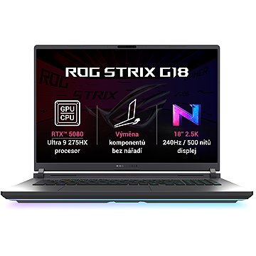 ASUS ROG Strix G18 G815LW-NEBULA046 Eclipse Gray kovový