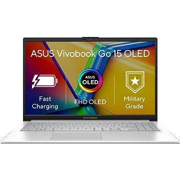 

ASUS Vivobook Go 15 OLED E1504FA-OLED013W Cool Silver