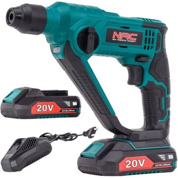 

NAC Vrtací kladivo AKU HE-SDS-LI-20V, 1×2Ah