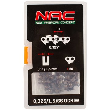 

NAC Řetěz pilový 0,325", 1,5mm, 66 článků (pro NAX300)