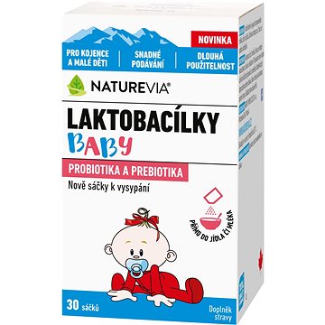 

NatureVia Laktobacílky baby 30 sáčků