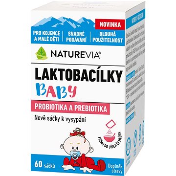 

NatureVia Laktobacílky baby 60 sáčků
