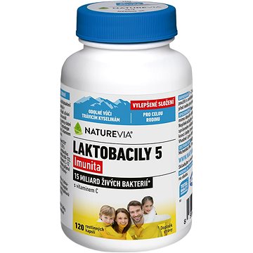 

NatureVia Laktobacily 5 Imunita 120 kapslí