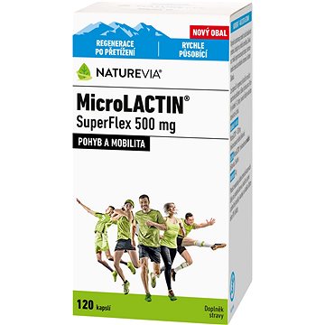 

NatureVia MicroLACTIN SuperFlex 500mg, 120 kapslí