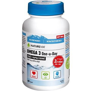

NatureVia Omega 3 One a Day 60 kapslí