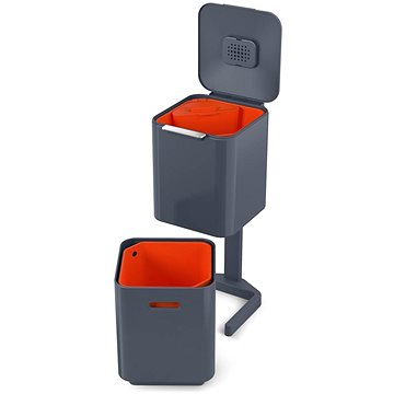 

JOSEPH JOSEPH Koše na tříděný odpad Totem Compact 40L Graphite 30065