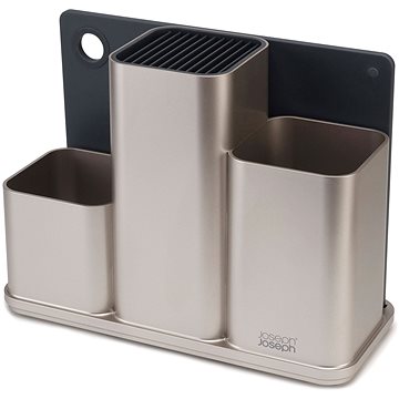 

JOSEPH JOSEPH Organizér, blok na nože, krájecí deska CounterStore 85122, stříbrný