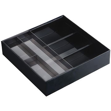 

YAMAZAKI Organizér do zásuvky Tower 3442, plast, černé