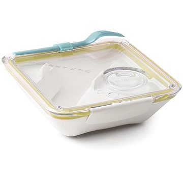

BLACK+BLUM Svačinový box LunchBox Appetit 880ml, bílý/medový