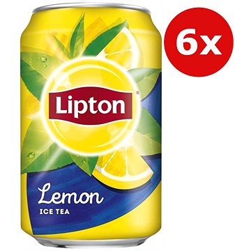 Lipton Lemon Ice Tea 6×0,33l plech - Ledový čaj