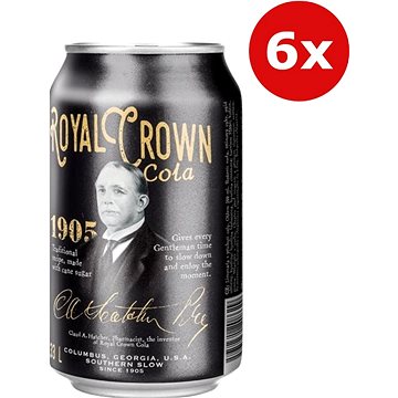 Royal Crown Cola Classic 6x 0,33l plech - Limonáda