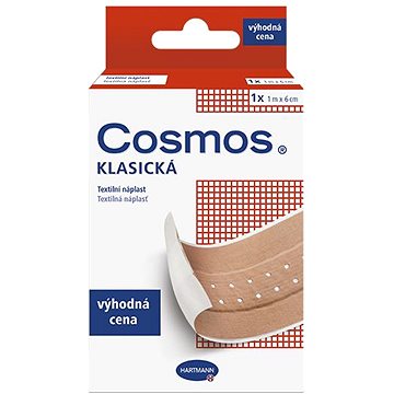 

COSMOS náplast klasická textilní 1 m × 6 cm
