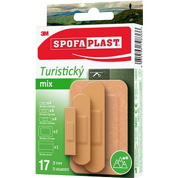 

Spofaplast Turistický Mix 604, 17 ks