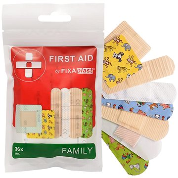 

FIXPLAST First Aid Family mix (36 ks)