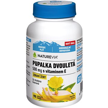 

NatureVia Pupalka dvouletá 500mg+vitE 90 kapslí