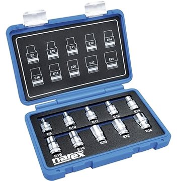

NAREX Sada nástrčných hlavic 1/2" TORX E 8-24