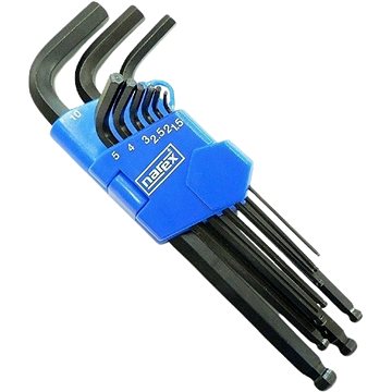 

NAREX Sada imbus klíčů metrická 9ks (1.5-10mm)