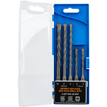 

NAREX Sada vrtáků do betonu SDS+ 4břit 5-10mm (5ks) 5SET SDS-4E BS 65405610