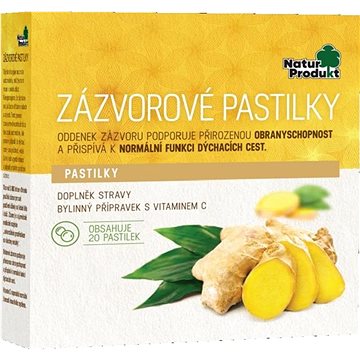

Naturprodukt Zázvorové pastilky