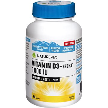 

NatureVia Vitamin D3-Efekt 1000 IU 90 tablet