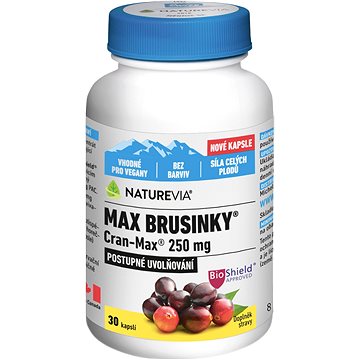 

NatureVia Max Brusinky Cran-Max 30 kapslí
