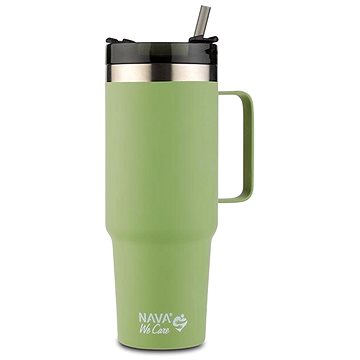 

NAVA Greece Tumbler We care s rukojetí 900 ml, green
