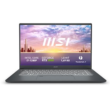 

MSI Prestige 15 A12UC-072CZ Kovový