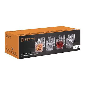 

Nachtmann ETHNO Sada sklenic na whiskey a koktejly, 8 ks