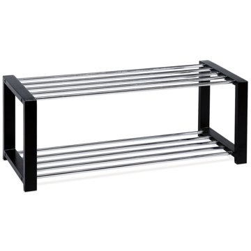 

Nejlevnější nábytek Quincy 11 Policový botník, chrom/černý