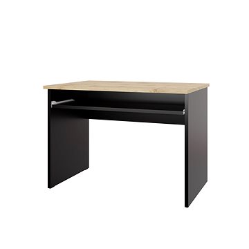 

Nejlevnější nábytek Nejby Gianni, PC stůl, černá/dub wotan