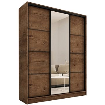 

Nejlevnější nábytek Harazia 150 se zrcadlem, dub lefkas