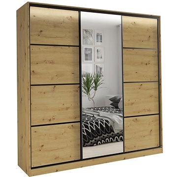 

Nejlevnější nábytek Harazia 200 se zrcadlem, dub artisan