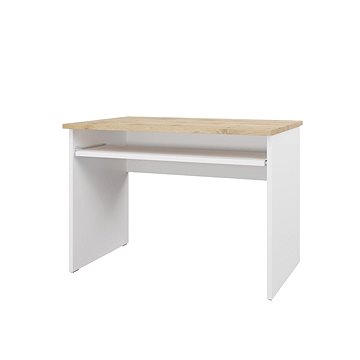 

Nejlevnější nábytek Nejby Gianni, PC stůl, bílá / dub wotan