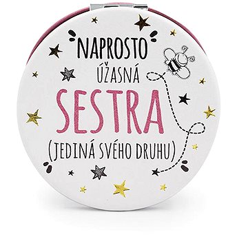 

Nekupto Kapesní zrcátko Naprosto úžasná sestra