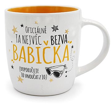 

Nekupto Dárkový hrnek Nejvíc bezva babička