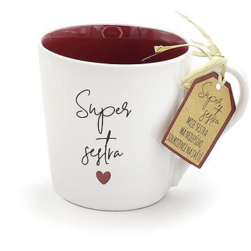 

Nekupto Hrnek s potiskem Super sestra Original