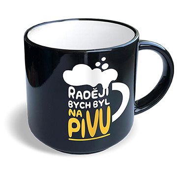 

Nekupto Vtipný hrnek Raději bych byl na pivu