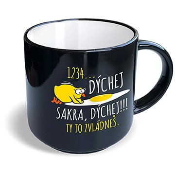 

Nekupto Vtipný hrnek Dýchej sakra, dýchej…