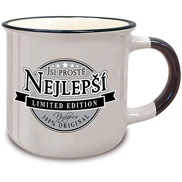 

Nekupto Hrnek s potiskem Jsi prostě nej Retro