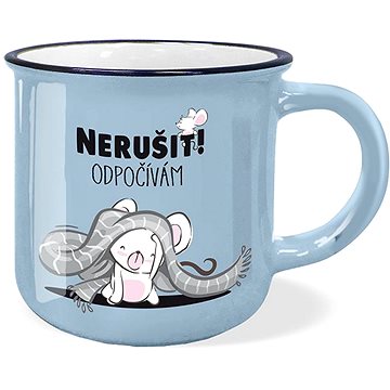 

Nekupto Vánoční dárkový hrnek Nerušit! Odpočívám