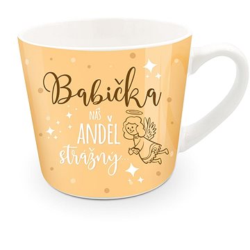

Nekupto Dárkový hrnek Babička - náš anděl strážný