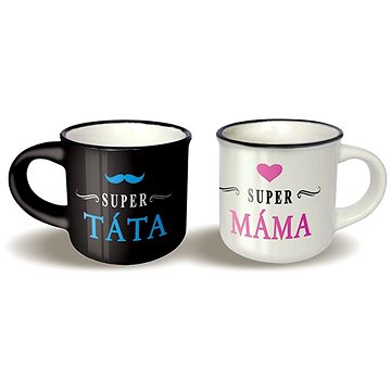 

Nekupto Mini hrnečky pro pár Super máma a Super táta