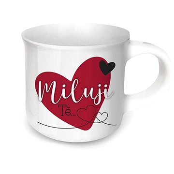 

Nekupto Dárkový mini hrneček Miluji Tě Valentýn